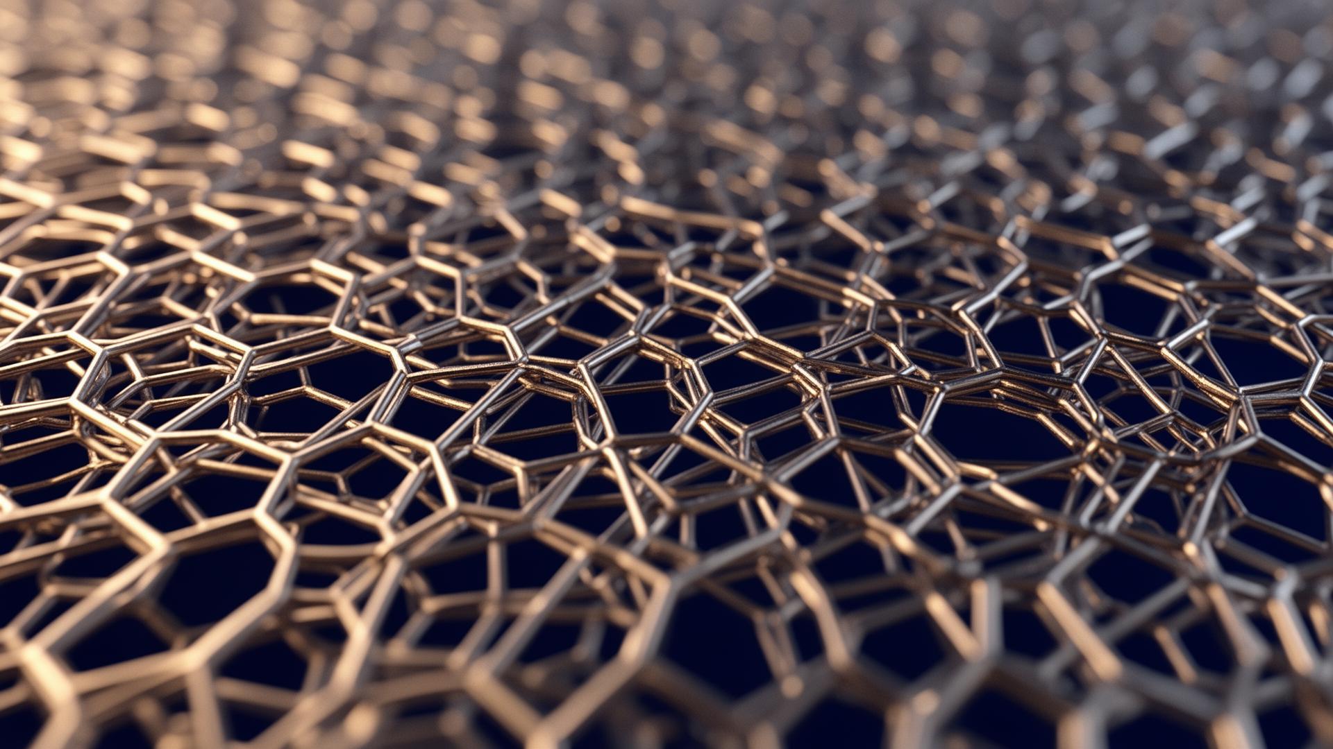 Precision-engineered material lattice